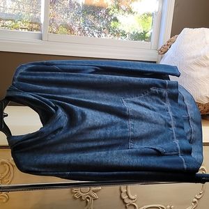 Free People burnt out hoodie